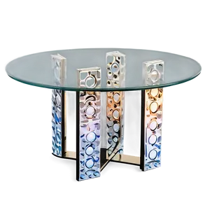 Bespoke Glass Table Design Png Jbr PNG Image