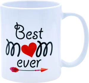 Best Mom Ever Coffee Mug PNG Image