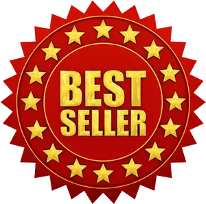 Best Seller Badge Graphic PNG Image