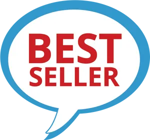 Best Seller Speech Bubble Graphic PNG Image