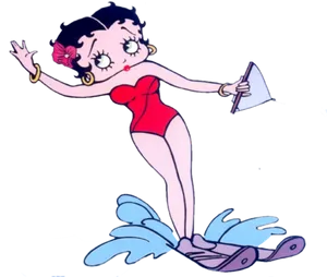 Betty Boop Classic Pose PNG Image