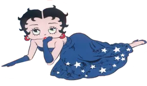 Betty Boop Classic Pose PNG Image