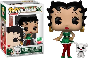 Betty Boop Elf Funko Popand Pudgy PNG Image