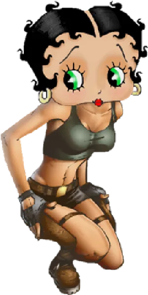 Betty Boop Modern Stylization PNG Image