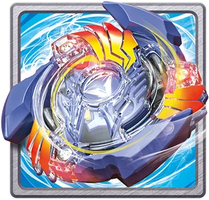 Beyblade Spinning Top Action PNG Image