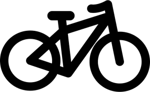 Bicycle Silhouette Graphic PNG Image