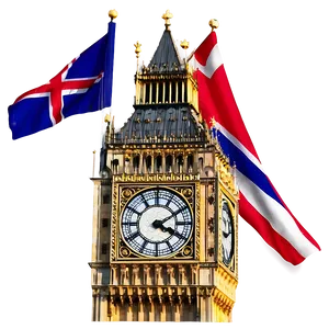 Big Ben And Uk Flag Png Pqi55 PNG Image