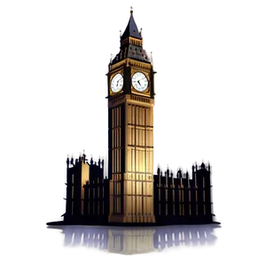 Big Ben Twilight View Png 06112024 PNG Image