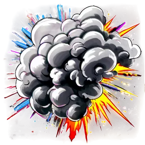 Big Cartoon Explosion Png Hbj PNG Image