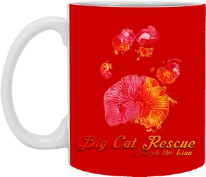 Big Cat Rescue Josephthe Lion Mug PNG Image