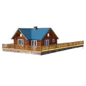 Big Cozy Log Cabin Png Fkj34 PNG Image