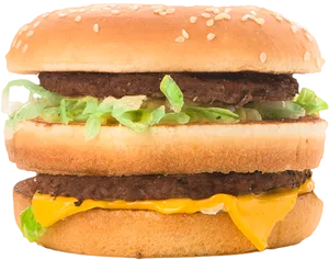 Big Mac Burger Classic PNG Image