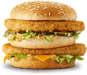 Big Mac Chicken Version PNG Image