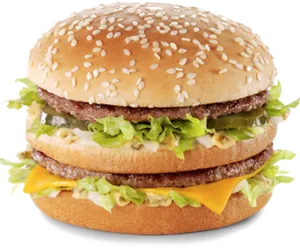 Big Mac Classic Burger PNG Image