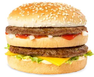 Big Mac Sandwich PNG Image