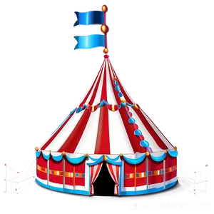 Big Top Circus Tent Art Png Dfe PNG Image