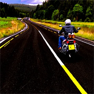 Biker Highway Freedom Png 37 PNG Image