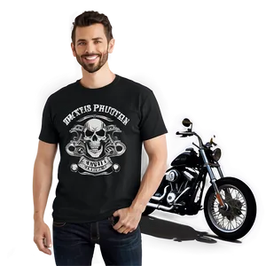 Biker Shirt Design Png Oof66 PNG Image