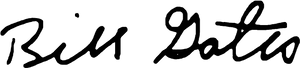 Bill Gates Signature PNG Image