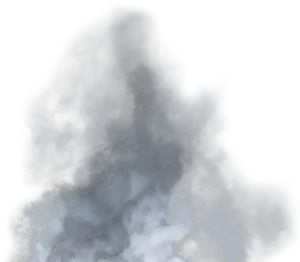 Billowing Smoke Cloud PNG Image