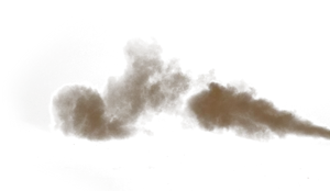 Billowing Smoke Plume PNG Image
