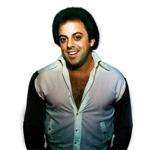 Billy Joel In The 70s Png Jfw PNG Image