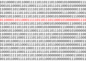 Binary Code Redon Black PNG Image