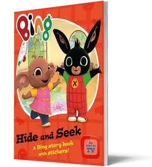 Bing Hideand Seek Story Book PNG Image