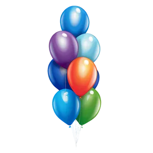 Birthday Balloon Cluster Png Bri PNG Image