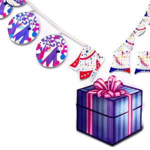 Birthday Banner B PNG Image