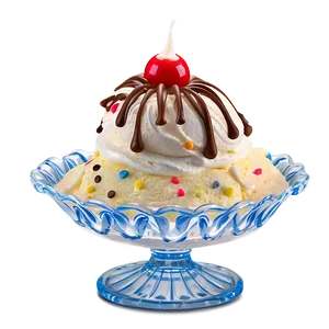 Birthday Cake Ice Cream Sundae Png Nyw20 PNG Image