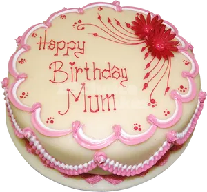 Birthday Cakefor Mum PNG Image