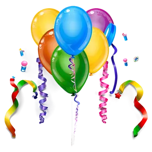 Birthday Helium Balloon Png Nfg PNG Image