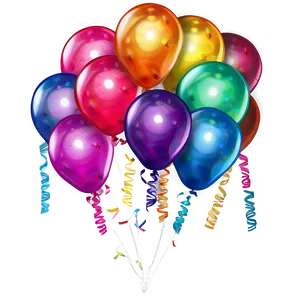 Birthday Helium Balloon Png Nfu PNG Image