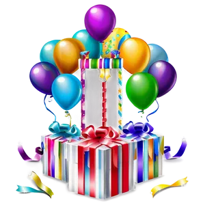 Birthday Party Balloon Png Elt PNG Image