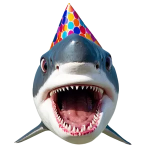 Birthday Shark B PNG Image