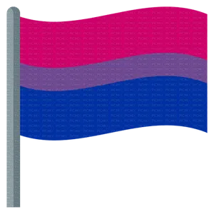 Bisexual Pride Flag Pattern PNG Image