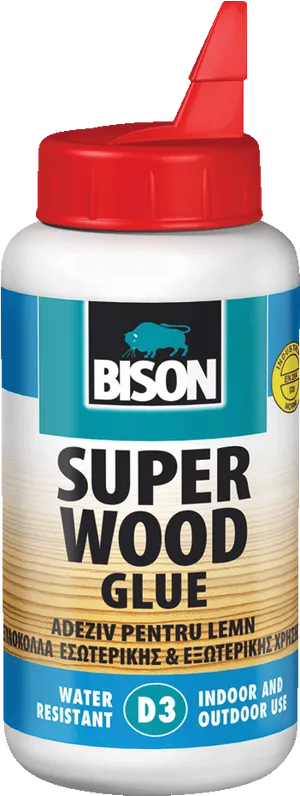 Bison Super Wood Glue Bottle PNG Image