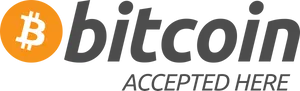 Bitcoin Accepted Here Sign PNG Image