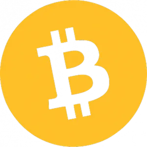 Bitcoin Logoon Yellow Background PNG Image