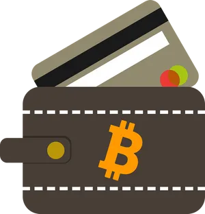 Bitcoin Wallet Icon PNG Image