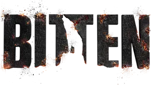 Bitten Text Effect PNG Image