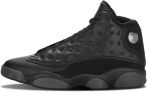 Black Air Jordan13 Sneaker PNG Image