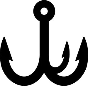 Black Anchor Icon PNG Image