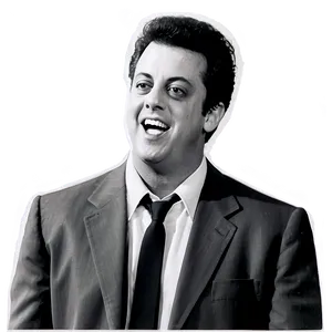 Black And White Billy Joel Png Clh PNG Image