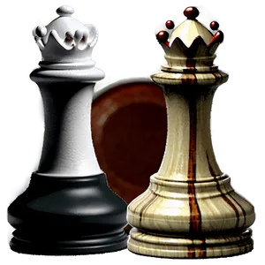 Black And White Chess Set Png 43 PNG Image