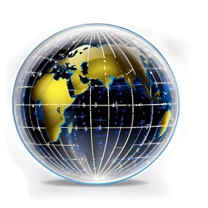 Black And White Globe Clipart Png 87 PNG Image