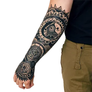 Black And White Tattoo Sleeve Png 69 PNG Image