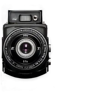 Black And White Vintage Camera Png Xlh PNG Image