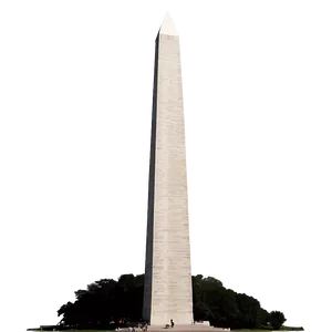 Black And White Washington Monument Png Cxq23 PNG Image